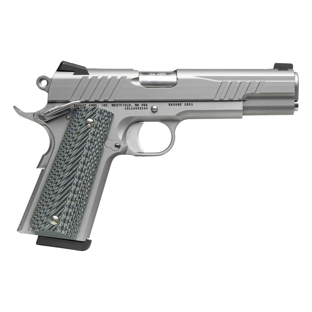 Savage 1911 Government Pistol 45 ACP 5 in. Stainless 8 rd.-img-0