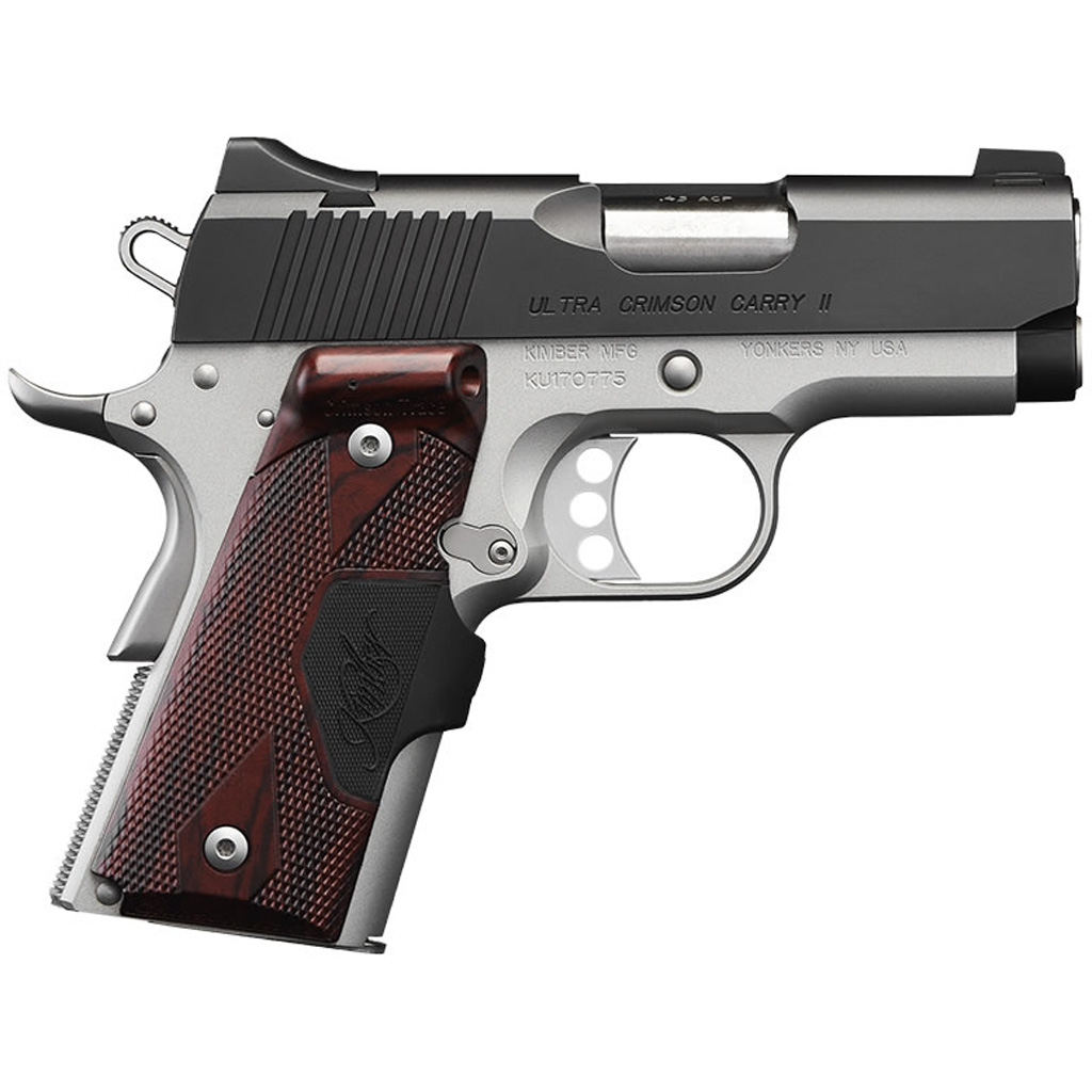 Kimber Ultra Carry II Pistol 45 ACP 3 in. Two Tone Laser Grip 7 rd.-img-0