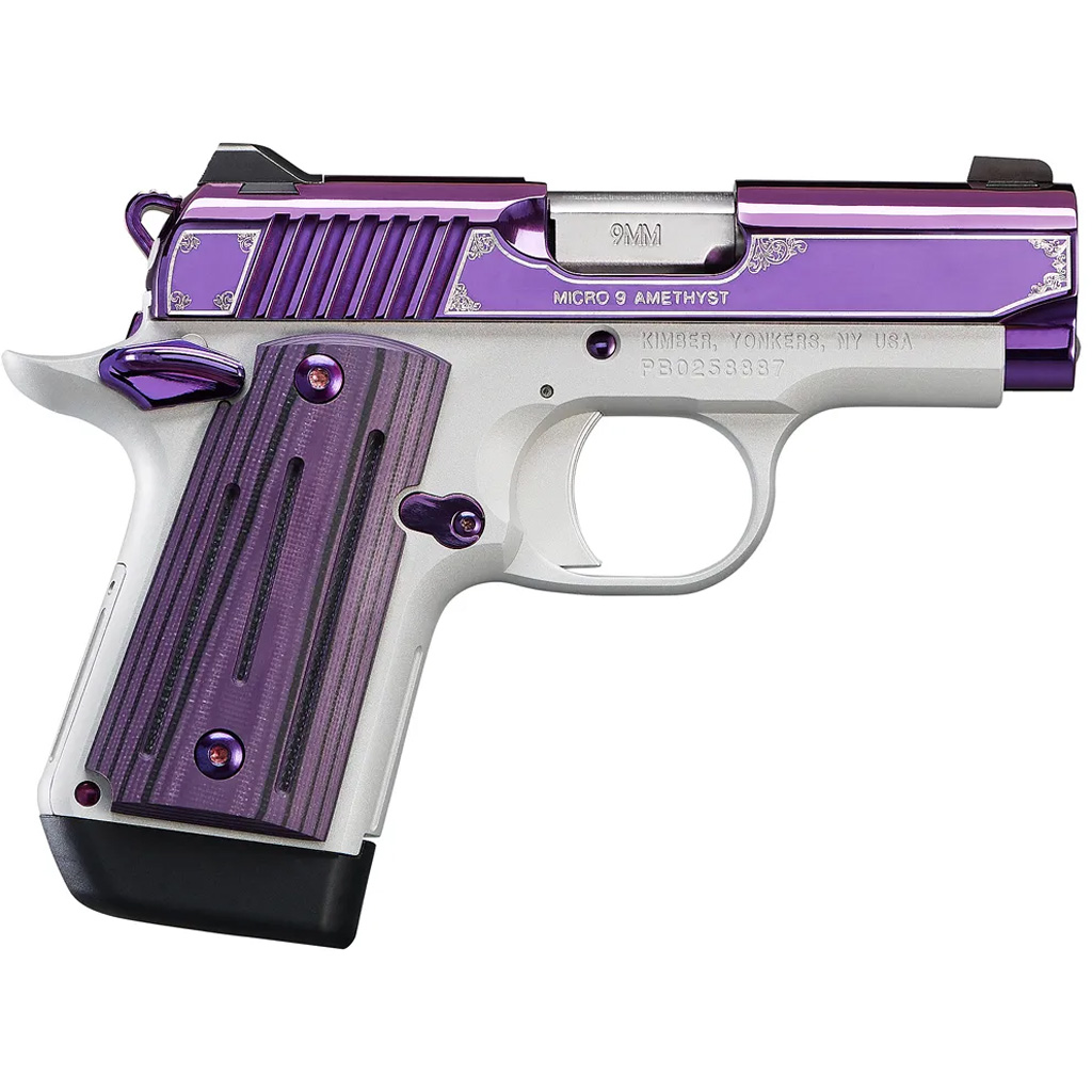Kimber Micro Amethyst Pistol 380 ACP 2.75 in. Amethyst Purple 7 rd.-img-0