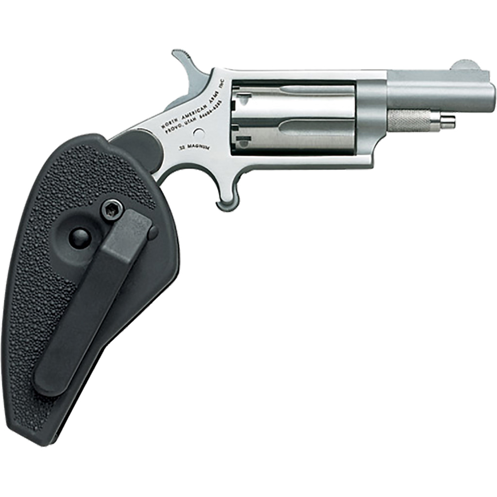 NAA 22MCHG Mini- Combo 22 LR/22 WMR Stainless 1.63 in. 5rd. Holster Grip-img-0