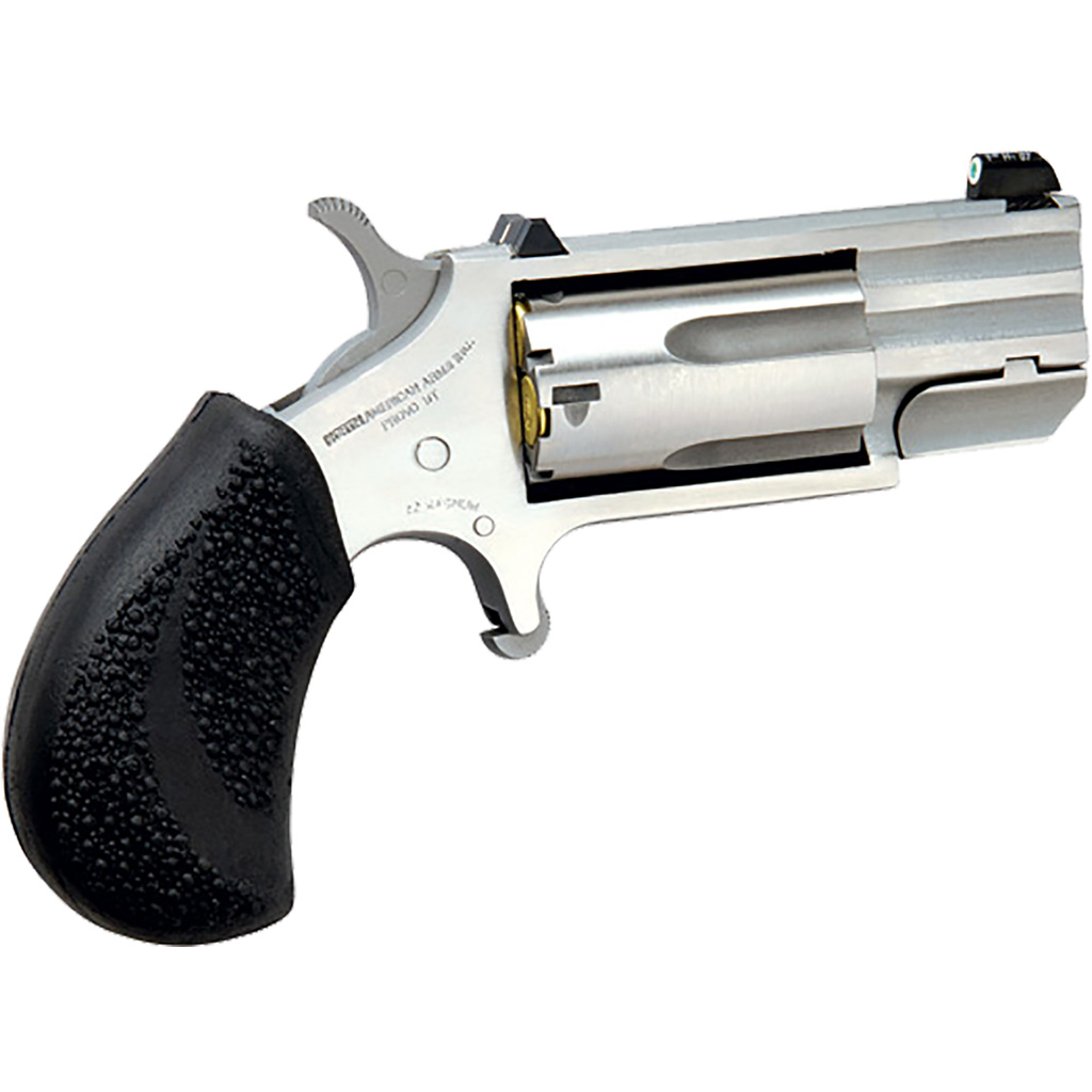 NAA Pug Revolver 22 WMR Stainless/Black 1 in. 5 rd. XS Tritium-img-0