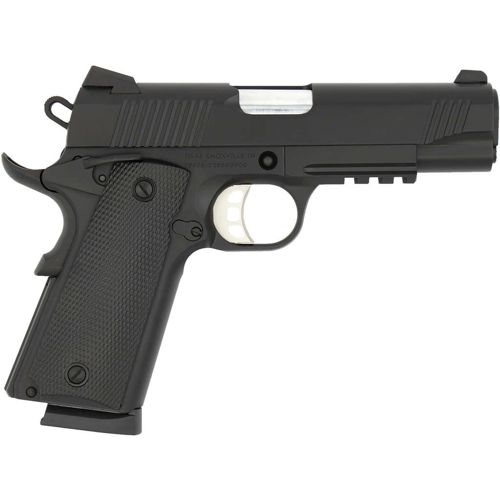 SDS Imports 1911 B9R Carry Pistol 9mm 4.25 in. Black Cerakote Rail-img-0