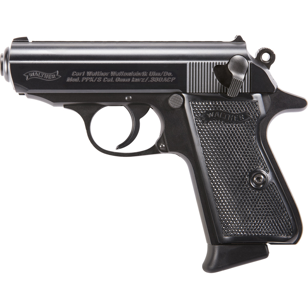 Walther PPK/S Pistol 380 ACP 3.3 in. Black 7 rd.-img-0