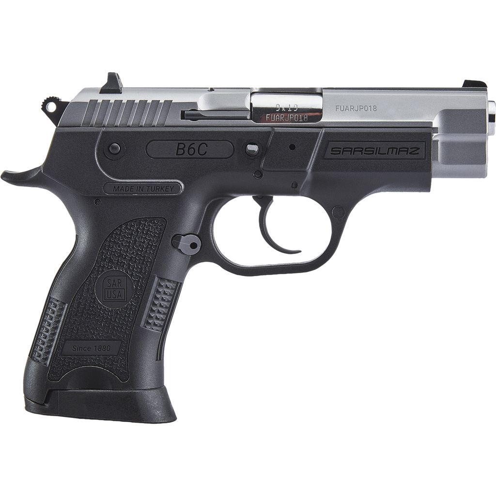 SAR USA B6 Compact Pistol 9mm 3.8 in. Stainless 13 rd.-img-0