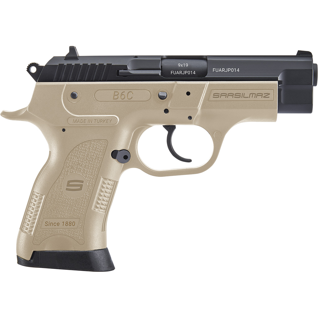SAR USA B6 Compact Pistol 9mm 3.8 in. FDE 13 rd.-img-0