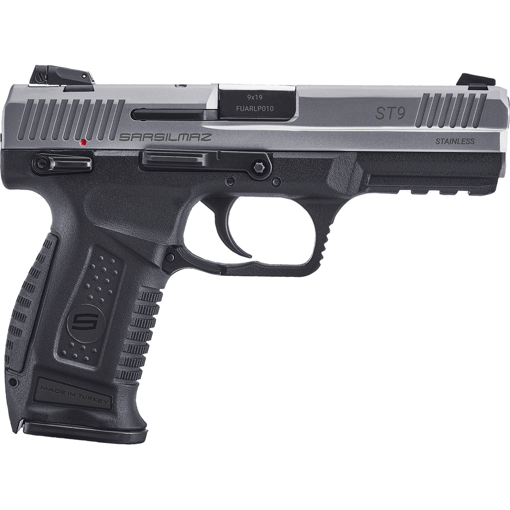 SAR USA SAR9T Pistol 9mm 4.4 in. Stainless 17 rd.-img-0