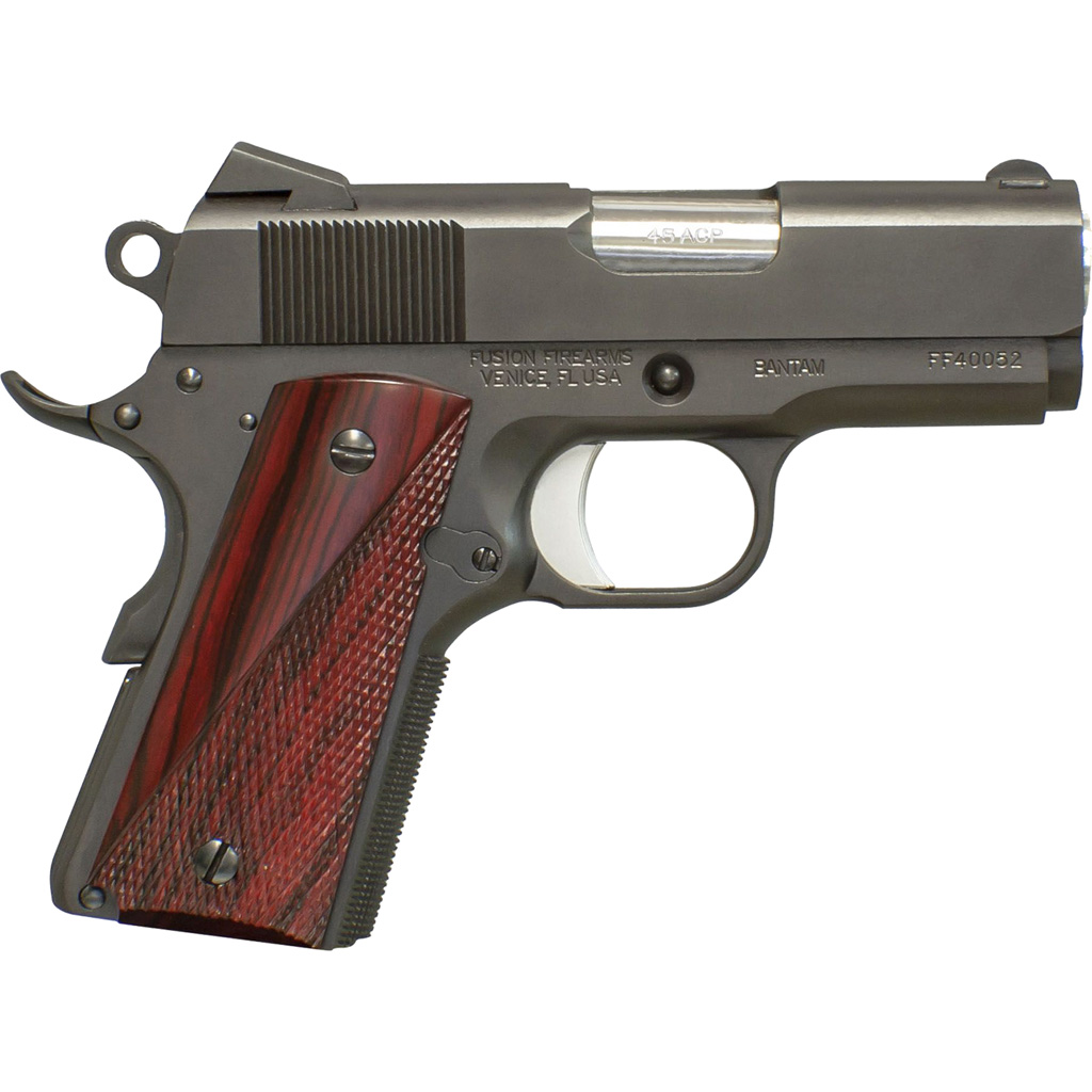 Fusion 1911 Bantam Defender Pistol 45 ACP 3 in. Black - 7 Rd. Magazine-img-0