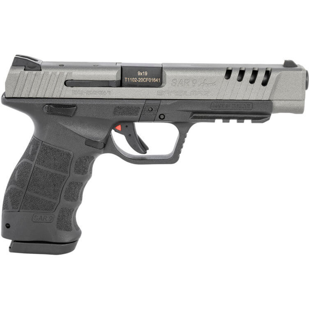 SAR USA SAR9 Sport Pistol 9mm 5.2 in. Platinum17 rd.-img-0