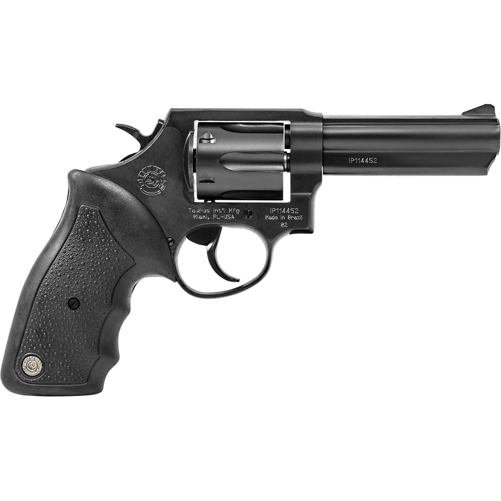 Taurus 82 Medium Frame Revolver 38 Spl 4 in. Black 6 rd. Rubber Grips-img-0