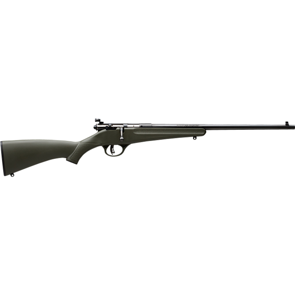 Savage Rascal Youth Rifle 22 LR Green Synthetic 16.1 in. RH-img-0