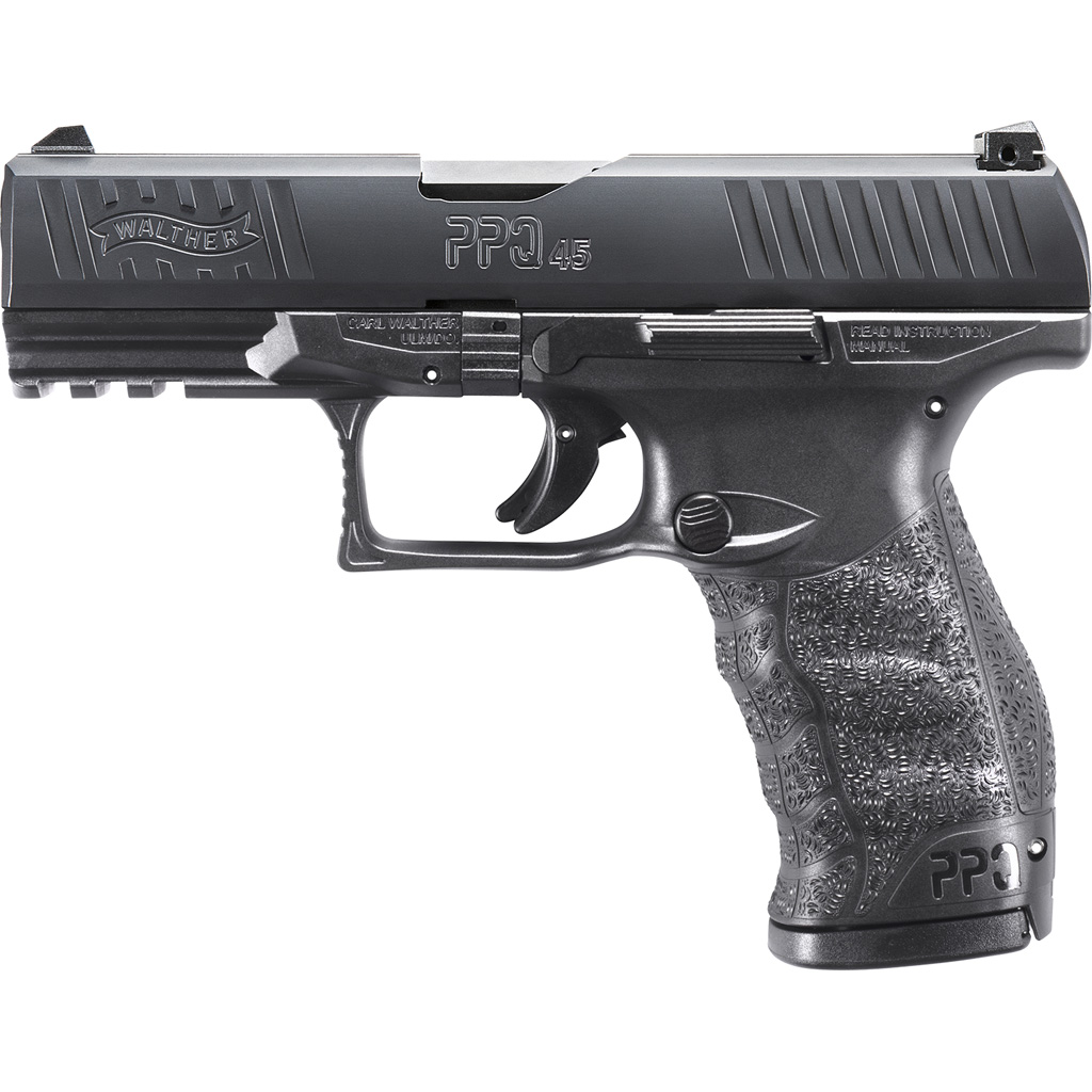 Walther PPQ M2 Pistol 45 ACP 12+1 Black Polymer 4.25 in.-img-0