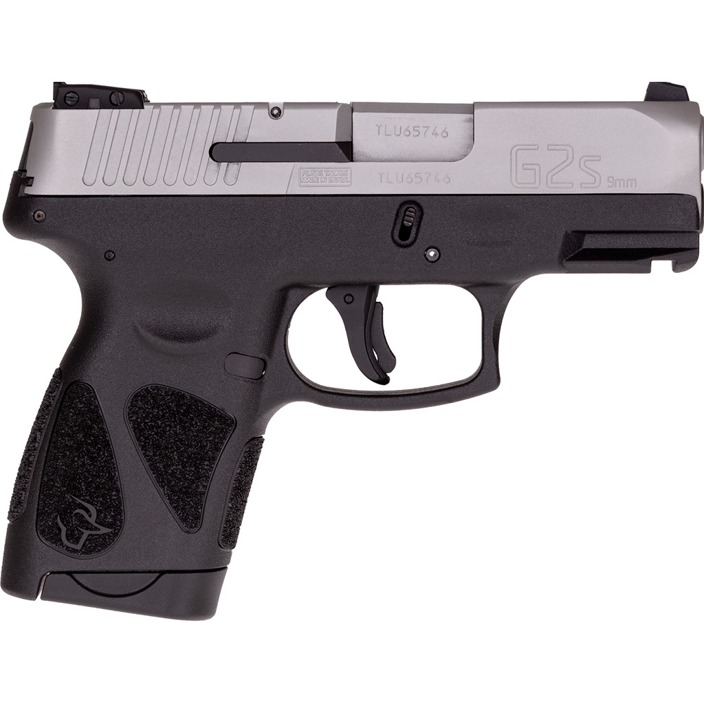 Taurus G2S Pistol 9mm Luger 7+1 Black Stainless Polymer 3.25 in.-img-0