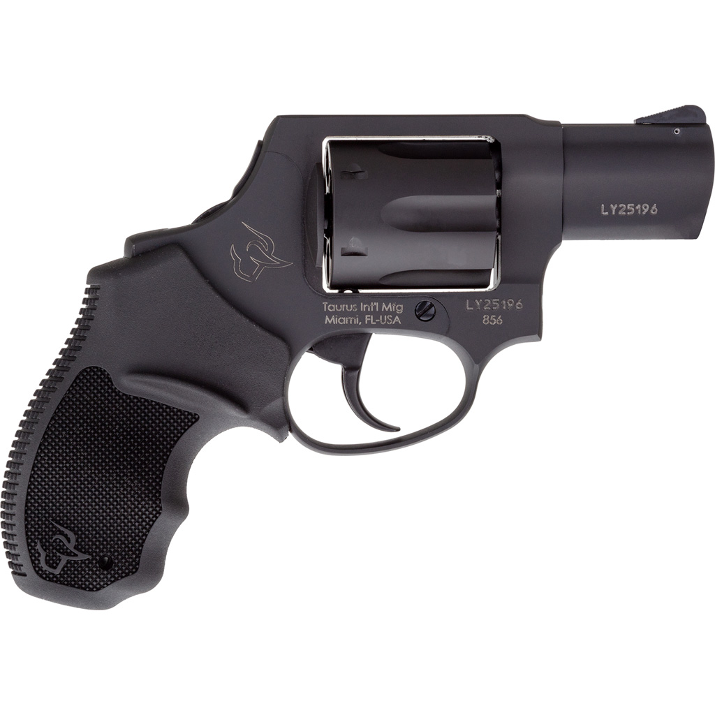 Taurus 856 Revolver 38 Spl+P 6 Rd Black Aluminum/Blk Rubber Grip 2 in.-img-0
